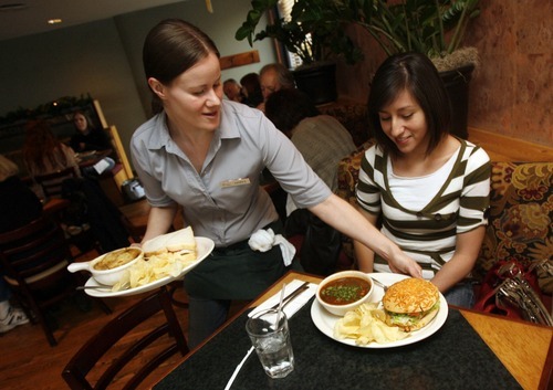 Tribune file photo
Several Wasatch Front restaurants, including Red Butte Cafe in Salt Lake City, have planned large spreads that include all-you-can eat carved meats, seafood, salads, egg dishes and -- of course -- desserts on Sunday, April 8.