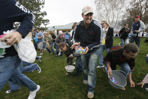 Tribune file photo
Easter egg hunts are planned throughout northern Utah. This one took place at Bountiful City Park in 2009.