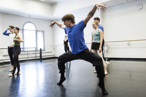 Chris Detrick  |  The Salt Lake Tribune
Ballet West II director Christopher Ruud works with dancers as they rehearse 