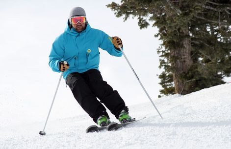 Francisco Kjolseth  |  The Salt Lake Tribune
Nick Castagnoli with Rossignol takes to the slope of Canyons as he takes out a pair of E83s, one of several in the new Rossignol Experience line of ski.