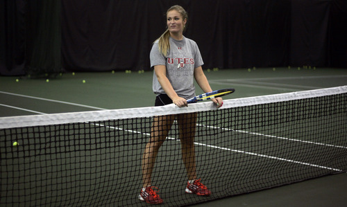 Kim Raff | The Salt Lake Tribune
Natasha Smith was once one of the country's foremost junior tennis players before falling into an abyss of substance abuse. The 18-year-old is now playing for the University of Utah.