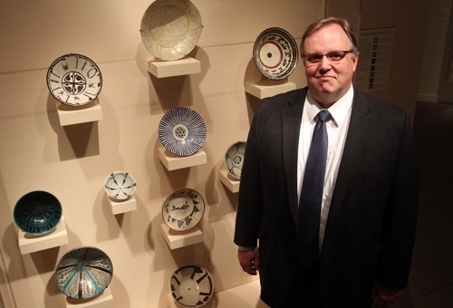 Rick Egan  | The Salt Lake Tribune 

Mark Magleby at the Islamic Art Exhibit, at the Brigham Young University Museum of Art.