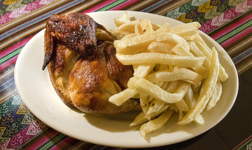 Paul Fraughton | The Salt Lake Tribune
Pollo A La Brasa at El Rocoto, a Peruvian restaurant  in West Valley City.