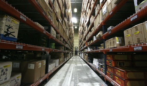 Rick Egan  | The Salt Lake Tribune 

Merchandise is stored at the Wayfair  warehouse, in Ogden, Friday, April 20, 2012.   The company plans to hire 100 by year's end.