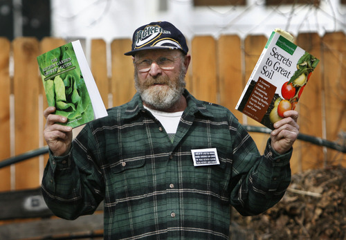 Scott Sommerdorf  |  The Salt Lake Tribune             
Urban homesteader Jonathan Krausert recommends two books: 