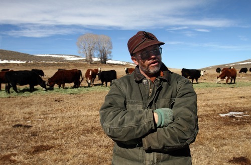 Rick Egan  | The Salt Lake Tribune 

Wyoming rancher Albert Sommers discusses the sage grouse on his ranch, near Pinedale, Wyo., Wednesday, March 22, 2012.