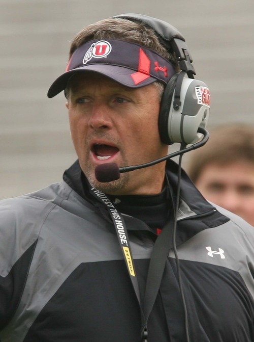 Tribune file photo
Kyle Whittingham likes the effort he saw from his team every day during spring practice. 