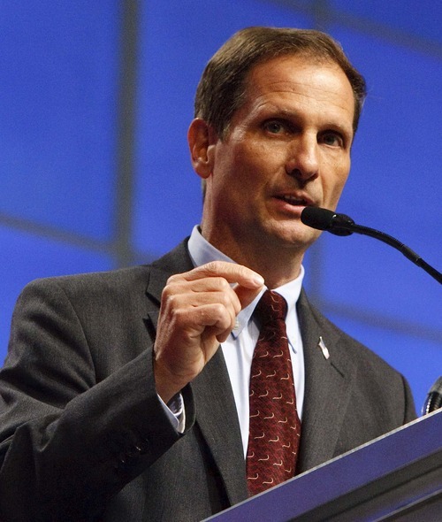Leah Hogsten  |  Tribune file photo
Chris Stewart defeated a crowded field of rivals to capture the GOP nomination in the 2nd Congressional District -- but the win wasn't without controversy.