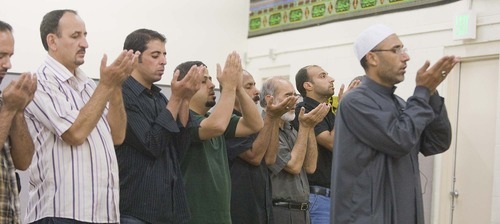 Paul Fraughton  |  The Salt Lake Tribune
Muslims, gathering here for evening prayers in 2010 at the Alzahra Islamic Center in West Valley City, number closer to 30,000 in Utah. A recent census pegged their population much lower.