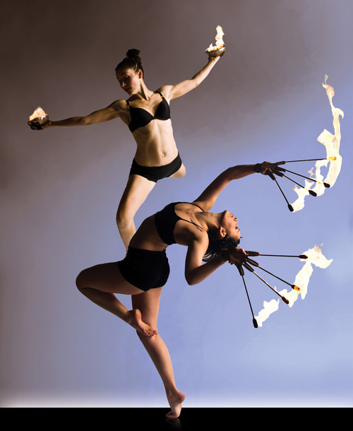 Allison Spehar and Dawn Levingston with Samba Fogo.  Photo by Chelsea Rowe Photography.