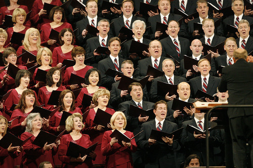 Scott Sommerdorf  |  The Salt Lake Tribune             
The Mormon Tabernacle Choir is sponsoring a contest from its Facebook page that will let one winner conduct the choir for an upcoming rehearsal. Contest deadline in May 25.