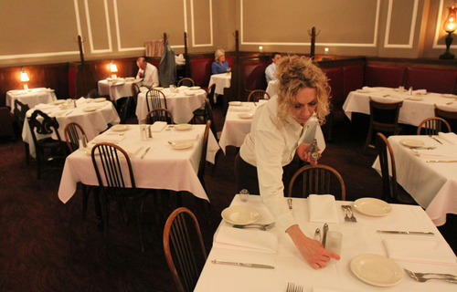 Tribune file photo
You'll need reservations to treat Mom (and Grandma) on Mother's Day, the busiest dining day of the year.  Lamb's Grill in Salt Lake City is among the Utah restaurants that will be open on Mother's Day.