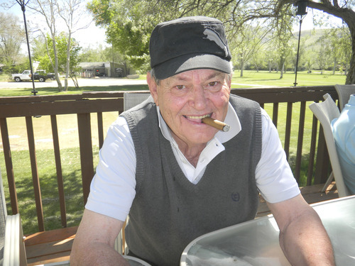 Tom Wharton  |  The Salt Lake Tribune
Long-time Copper Club member Gino Strasheim tells wonderful
stories about the historic Magna golf course. According to Justin Jones of Kennecott, the golf club opened in 1926. It was started by the Utah Copper Company as an employee benefit. Those who joined also became part of rifle and duck hunting clubs.