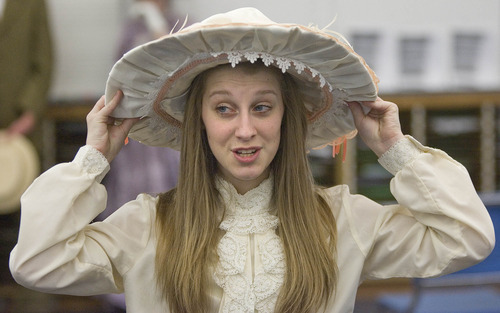 Paul Fraughton / Salt Lake Tribune
 Libby Willey as Irene Malloy in Centerville Jr. High School's production of 