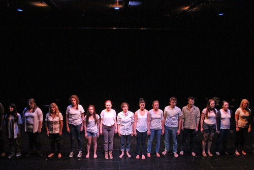 Rick Egan  | The Salt Lake Tribune 

Westminster students perform in 