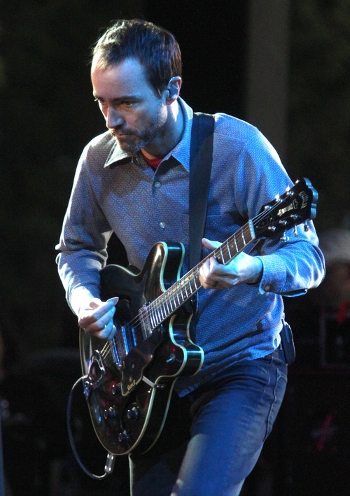 Rick Egan  | The Salt Lake Tribune 

James Mercer sings and plays guitar, as The Shins headline a sold-out concert at Red Butte Garden, Monday, May 28, 2012.