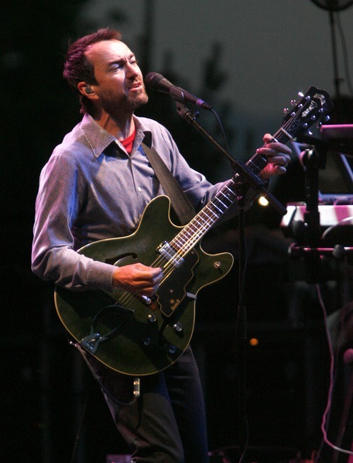 Rick Egan  | The Salt Lake Tribune 

James Mercer sings and plays guitar, as The Shins headline a sold-out concert at Red Butte Garden, Monday, May 28, 2012.