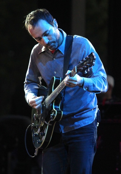 Rick Egan  | The Salt Lake Tribune 

James Mercer plays guitar, as The Shins play Red Butte Garden, Monday, May 28, 2012.