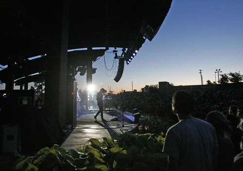 Rick Egan  | The Salt Lake Tribune 

The Shins play Red Butte Garden, Monday, May 28, 2012.