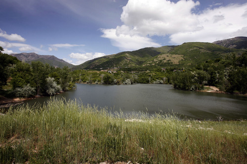 Rick Egan | The Salt Lake Tribune
Hobbs reservoir in Layton.