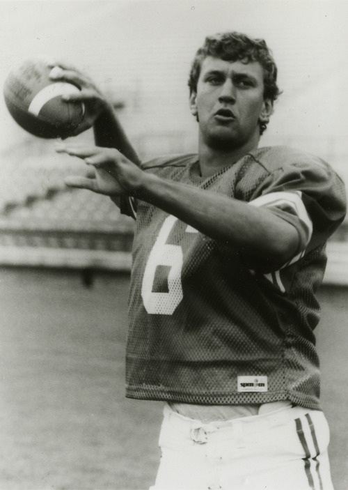 Tribune file photo
Robbie Bosco, Brigham Young University quarterback, is pictured in this 1986 photo.