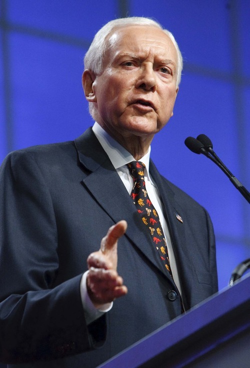 Leah Hogsten  |  Tribune file photo
Sen. Orrin Hatch, R-Utah, has agreed to participate in just one primary debate -- on KSL Radio on June 15.