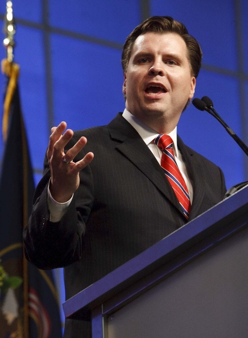 Leah Hogsten  |  Tribune file photo
Former state Sen. Dan Liljenquist continues to criticize Sen. Orrin Hatch for limiting primary debates to one on the radio. He will go ahead with plans to debate a cardboard cut-out of Hatch as a form of protest.