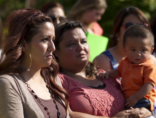 Lennie Mahler  |  Tribune file photo
Sisters Barbara and Laura Avelar received word there scheduled June 15 deportation to Mexico has been put off. The case was re-evaluated and they have another year to live legally in the U.S. The case will be reviewed at that time.