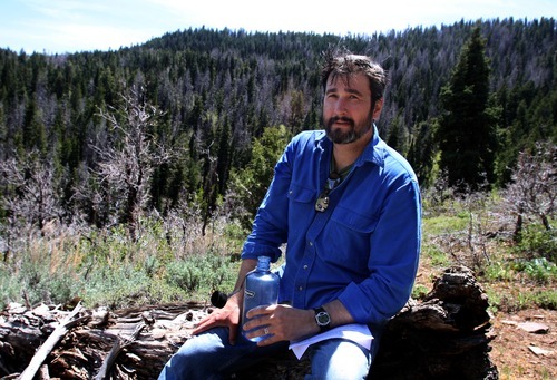 Rick Egan  | The Salt Lake Tribune 

Brandon Loomis, in the Uinta National Forest, Tuesday, May 15, 2012.