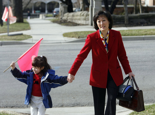 Al Hartmann  |  Tribune file photo 
Lynne Ward, former budget director for Gov. Leavitt, now oversees the Utah Educational Savings Plan or UESP.
