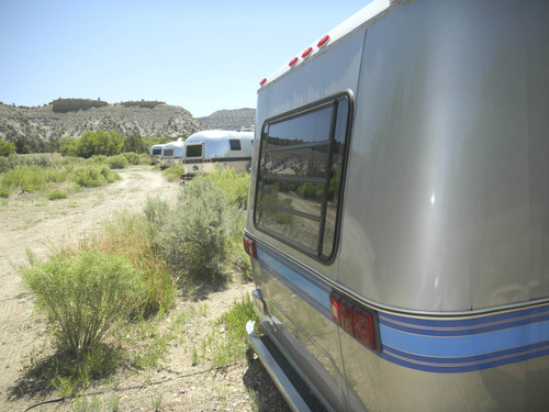 Tom Wharton  |  The Salt Lake Tribune
Airstream trailers in Escalante.