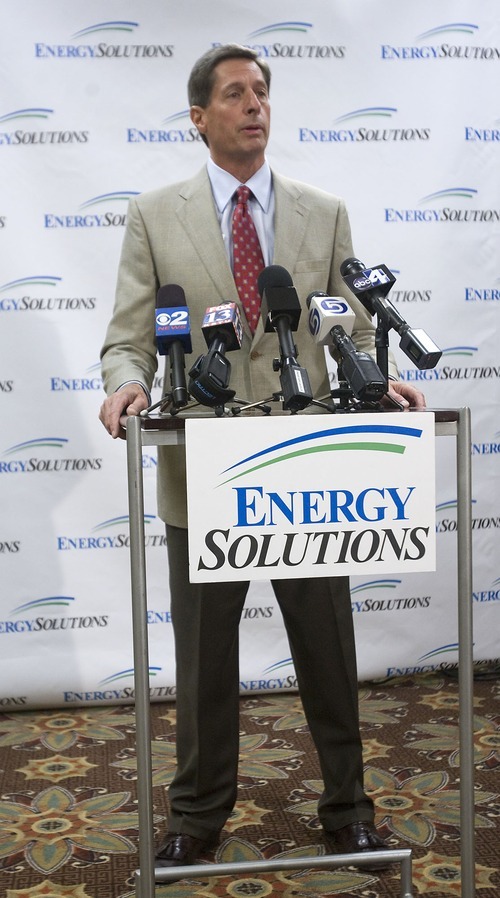 AL HARTMANN  | Tribune File Photo
Val Christensen is out as EnergySolutions president and CEO.