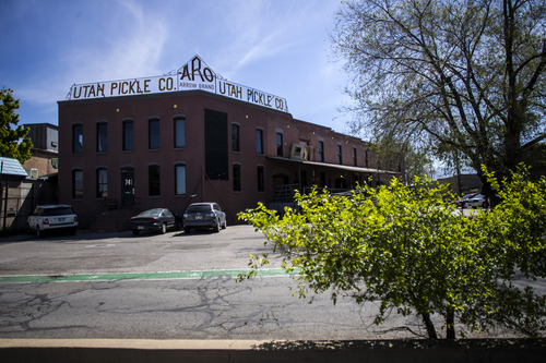 Chris Detrick  |  The Salt Lake Tribune
Utah Pickle Company building in the Granary District west of downtown in Salt Lake City, photographed in Wednesday, May 9, 2012.