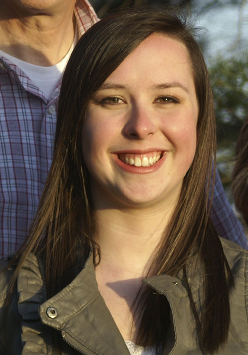 Elise Johnson from Logan High School, a 2012 Salt Lake Tribune high school scholarship recipient. Courtesy image