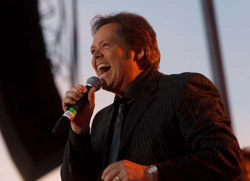 Trent Nelson  |  The Salt Lake Tribune
Jimmy Osmond sings as the Osmond Brothers perform at the West Jordan Arena Saturday, June 16, 2012 in West Jordan, Utah.