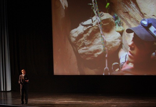 Rick Egan  | The Salt Lake Tribune 

Aron Ralston, of 