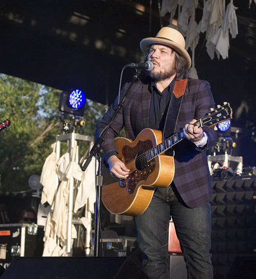 Paul Fraughton | Salt Lake Tribune
Jeff Tweedy performs with Wilco at the Red Butte Gardens Amphitheatre
 Monday, June 25, 2012