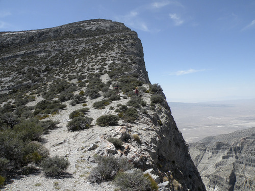 Erin Alberty  |  The Salt Lake Tribune
Hikers make the final push to the summit of Notch Peak.