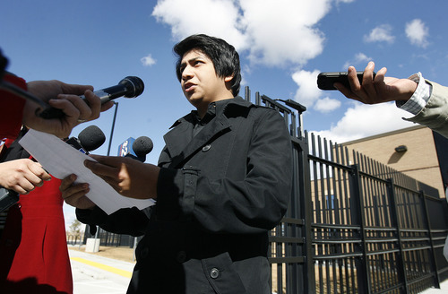 Tribune file photo            
David Morales was detained by the U.S. Border Patrol while on a bus ride from Albuquerque to Phoenix -- but released after officials confirmed his previous illegal immigration case had been closed. The immigration activist recently moved from Utah, where he had resided since brought here illegally by parents at the age of 9.
