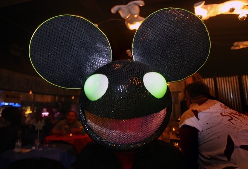Kim Raff | The Salt Lake Tribune
Gene Rouse poses in his costume during Area 51's Disney theme Fetish Ball in Salt Lake City on May 26, 2012. The club has a monthly themed fetish ball on the last Saturday of every month.
