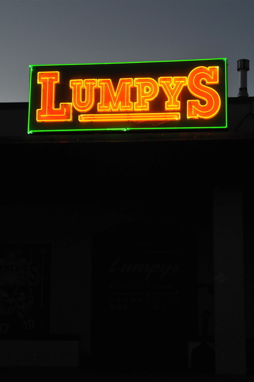 The sign in front of Lumpys.
Bobby Robertson  |  Special to the Tribune
