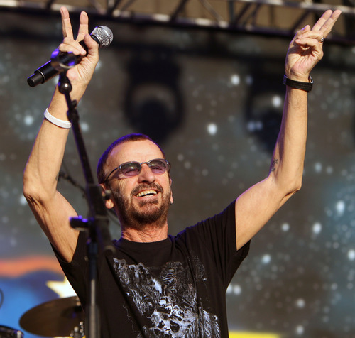 Steve Griffin | The Salt Lake Tribune
Ringo Starr and His All-Starr Band perform at Usana Amphitheatre in West Valley City on Wednesday, July 11, 2012.