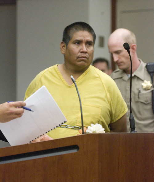Paul Fraughton | The Salt Lake Tribune
Terry Black appears Friday, July 13, 2012, in court for his arraignment on a bank robbery charge, the robbery that led police to his arrest on suspicion of the rape and murder of Sierra Newbold.