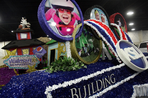 Chris Detrick  |  The Salt Lake Tribune
Days of '47 Parade floats on display at the South Towne Expo Center in Sandy Saturday July 14, 2012.