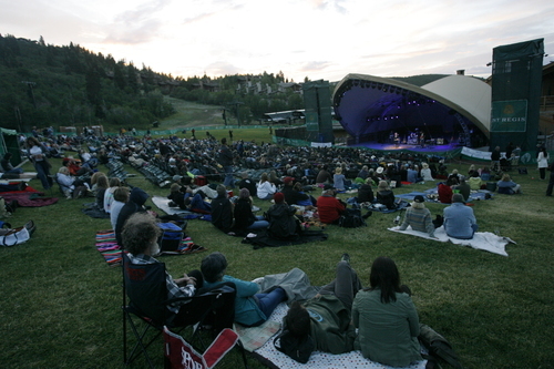 Rick Egan  | The Salt Lake Tribune 

Lucinda Williams plays at the Deer Valley Snow Park Amphitheater, Monday, July 16, 2012.