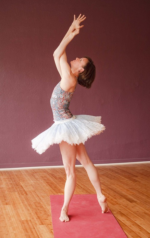 Trent Nelson  |  The Salt Lake Tribune
Former Ballet West dancer Kate Crews Linsley, photographed here in 2011, is the director of InBody Outreach, a nonprofit community yoga program. The group is holding a fundraiser to support their programs teaching those who have suffered abuse.