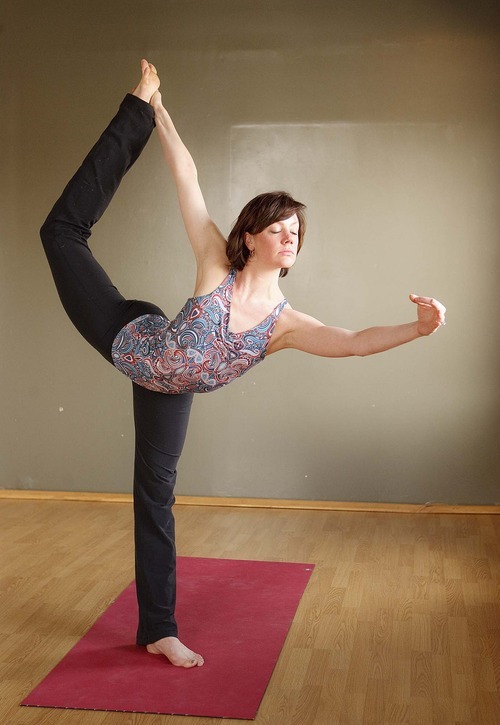 Trent Nelson  |  The Salt Lake Tribune
Former Ballet West dancer Kate Crews Linsley, photographed here in 2011, is the director of InBody Outreach, a nonprofit community yoga program. The group is holding a fundraiser to support their programs teaching those who have suffered abuse.