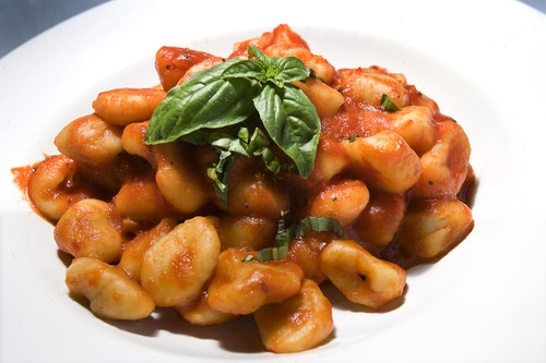 Scott Sommerdorf  |  The Salt Lake Tribune             
The Gnocchi with red sauce at Per Noi Trattoria, Friday, July 20, 2012.