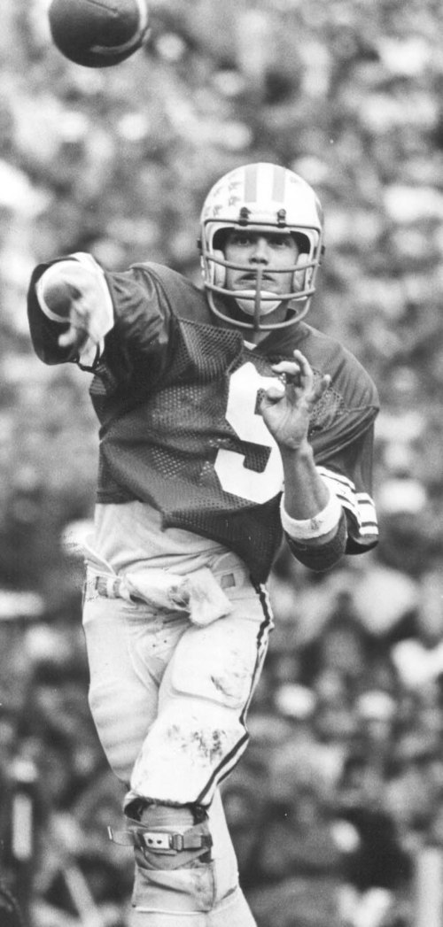 Jim McMahon, BYU quarterback in the 1980s. Salt Lake Tribune archive photo