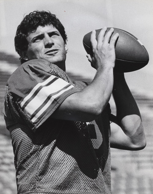 Steve Young, BYU quarterback.  Received March 6, 1984.